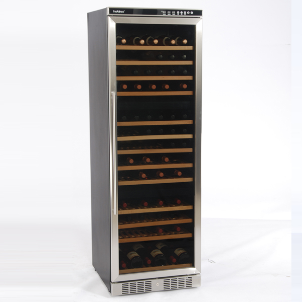 Weintemperierschrank WE 396-2 L Edelstahl