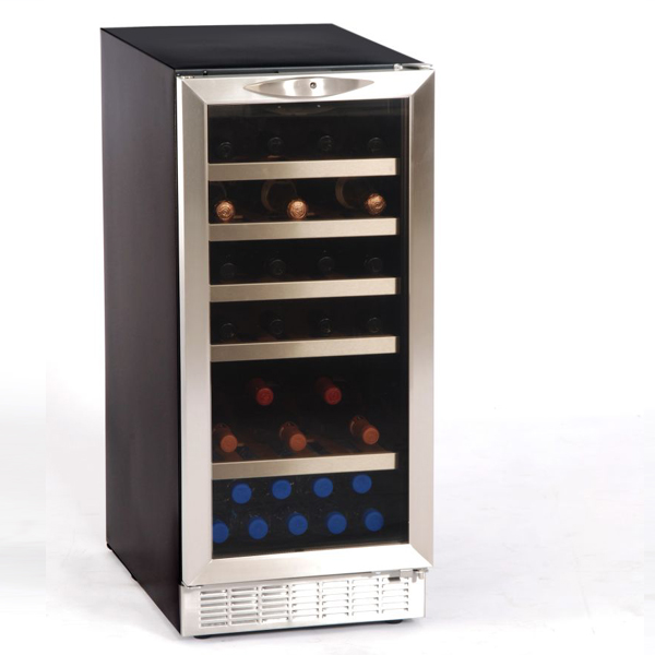 Weintemperierschrank WE 90 L Edelstahl